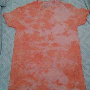 Orange tie dye shirt (M)
